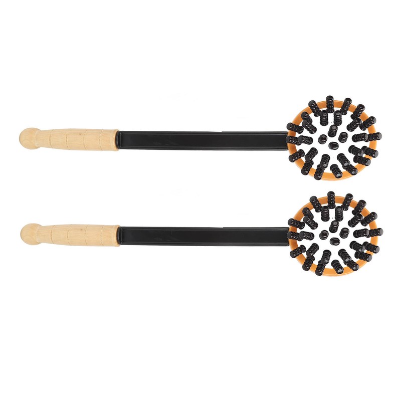 2pcs Massage Hammer Manual Meridian Back Massage Handheld Knock Back