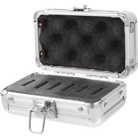 OSALADI Telescope Eyepiece Filter Storage Box Telescope Accessory Colored Filters Metal Carry Case Small Aluminum Case