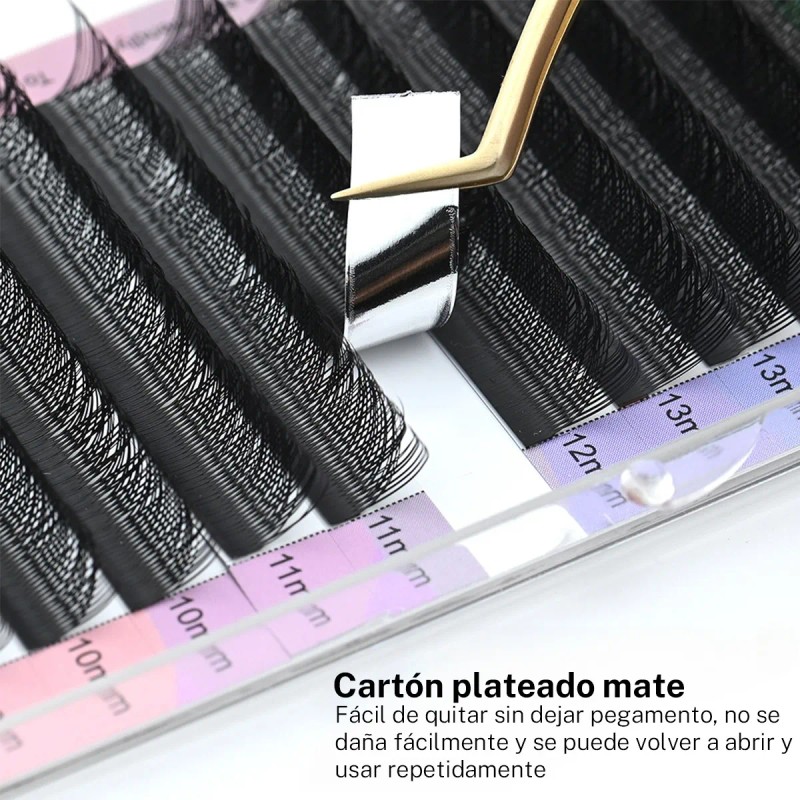 Paquete De Extensiones De Pestañas Nagaraku Con Diseño En Y