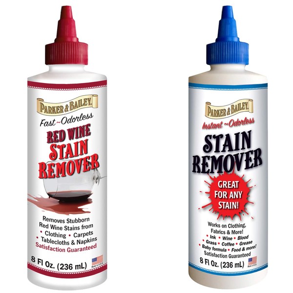 Parker and Bailey Stain Remover Bundled with Red Wine Stain Remover