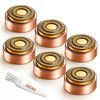 6PCS Gen 2 Replacement Heads for Flawless Facial Hair Remover,