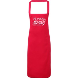 Hippowarehouse 3D printing isn't cheaper than, therapy but it's more fun Apron kitchen cooking painting DIY onesize adult