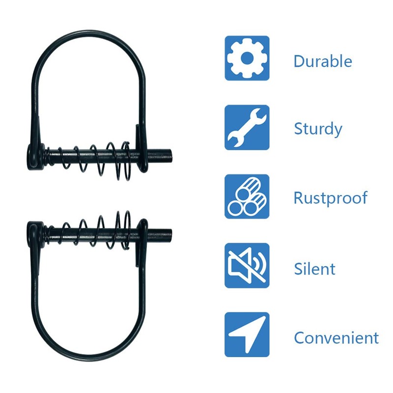 Highwild 8-Pack Silent Shaft Locking Pin with Spring - Ladder