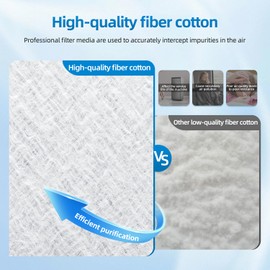 PZHARQG 16x25 Replacement Filter Pads Compatible with SolaceAir Pristine Dynamic Air Cleaner 16x25x1 Carbon & Electrostatic Media White (3 Pack)