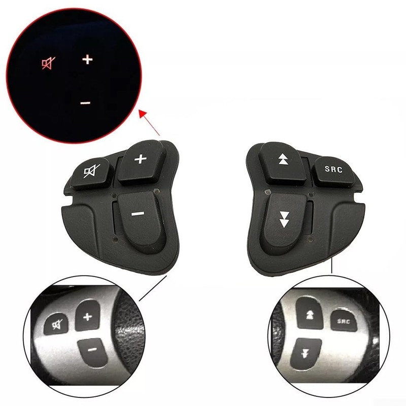 Steering Wheel Audio Buttons Replacement for Alfa 147 156 166
