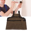 Woodworking Shop Apron Large Capacity Pocket Adjustment Shoulder Straps Waxed