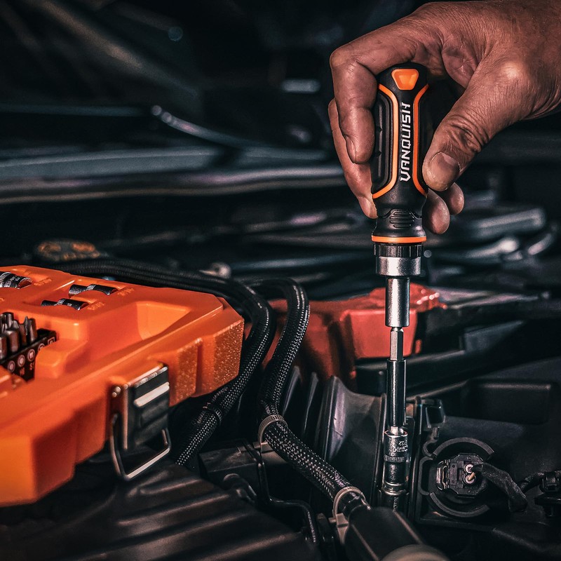 Vanquish Ratcheting Screwdriver Set, 41-Piece Precision Multi-bit Ratchet Screw Drivers