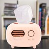 Retro Radio Tissue Box Holder, Facial Tissue Box Cover Holders,