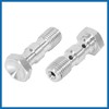 A ABSOPRO 1 Set M10x1.25 Metric Thread Double Banjo Bolt
