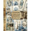 French Blue Cameo Junk Journal Ephemera: Cut and Create