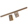 Cast Stone Towel Bar and Holders for Shower Bathroom (Mocha)