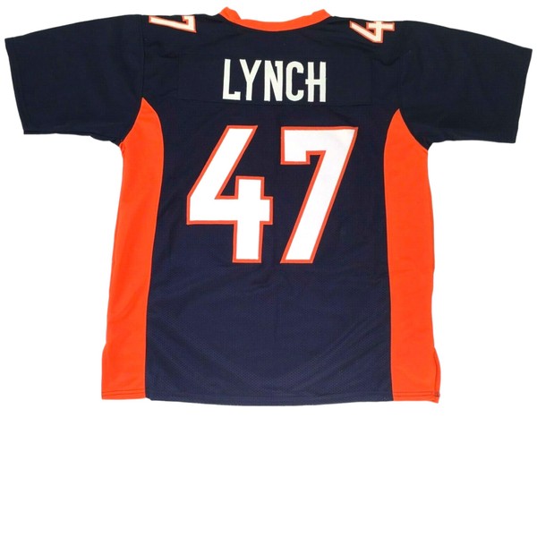 John Lynch Blue Jersey Stitched Custom Football New No Brand/Logos