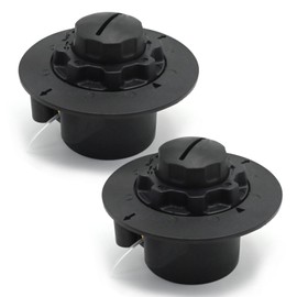 Hoypeyfiy 2 Pcs 40067102106 Strimmer Head Cutter Feed Spool, Black Strimmer Head Bump Feed Replacement for Stihl FS38 FS40 FS45 FS46 FS50 FSE60 FSE81, Replaces 4006 710 2103