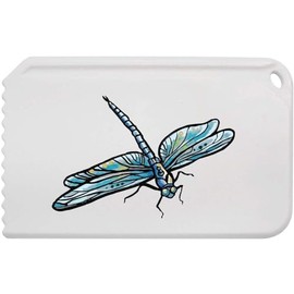 Azeeda 'Blue Dragonfly' Plastic Ice Scraper (IC00034730)