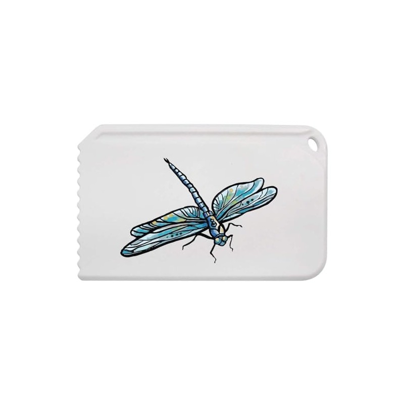 Azeeda 'Blue Dragonfly' Plastic Ice Scraper (IC00034730)