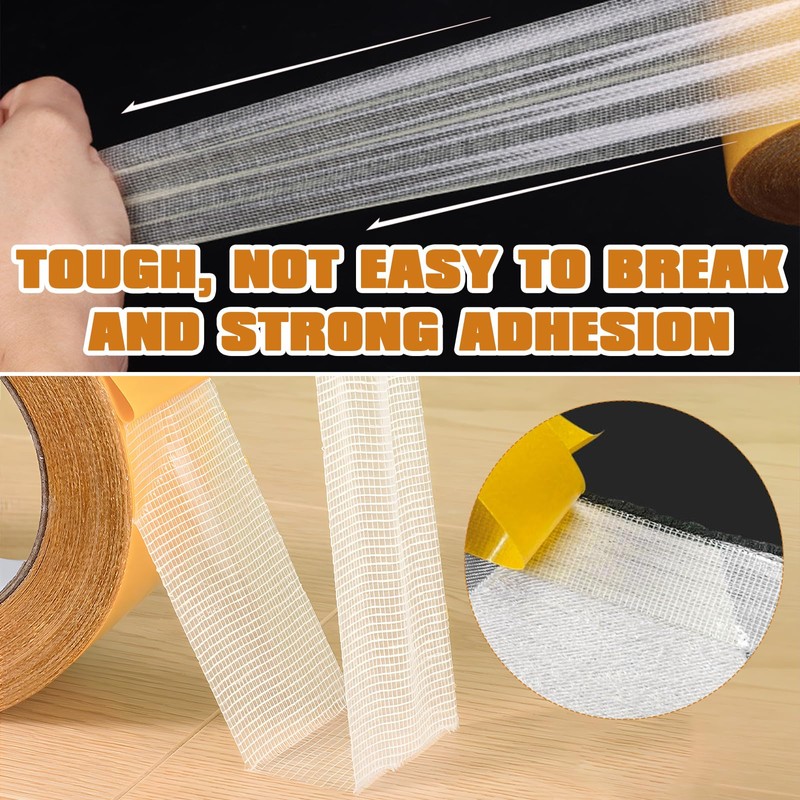 panthra 5PCS Super Sticky Double Sided Tape, High Adhesive Fabric