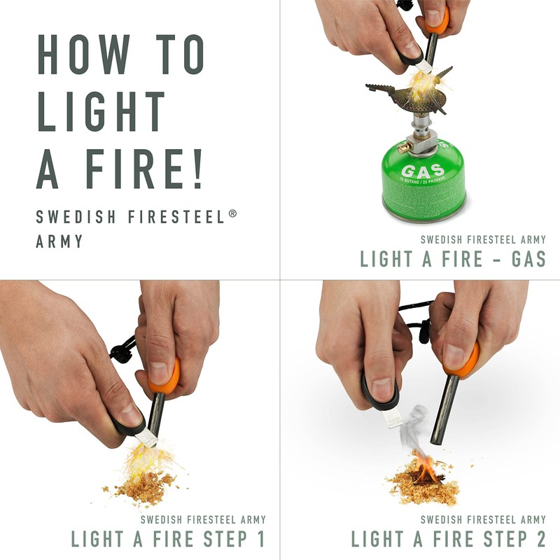 Light My Fire Swedish Flint Fire Starter Ferro Rod Survival