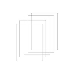 UPONEW 5PCS FEP Film Release Films 260 x 200 x 0.15mm for Saturn/Saturn S/Mars 3 Pro/Mono X/Mono X2/ Mono X 6K/ M3/ LCD 3D Printer