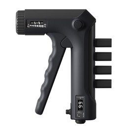 Adjustable Hand Grip Strengthener with Counter 5-60kg (130lbs) - 2-in-1 Ergonomic Grip Trainer for Forearm, Finger & Wrist Strength, Portable Rehab Exercise for Athletes, Musicians & Recovery