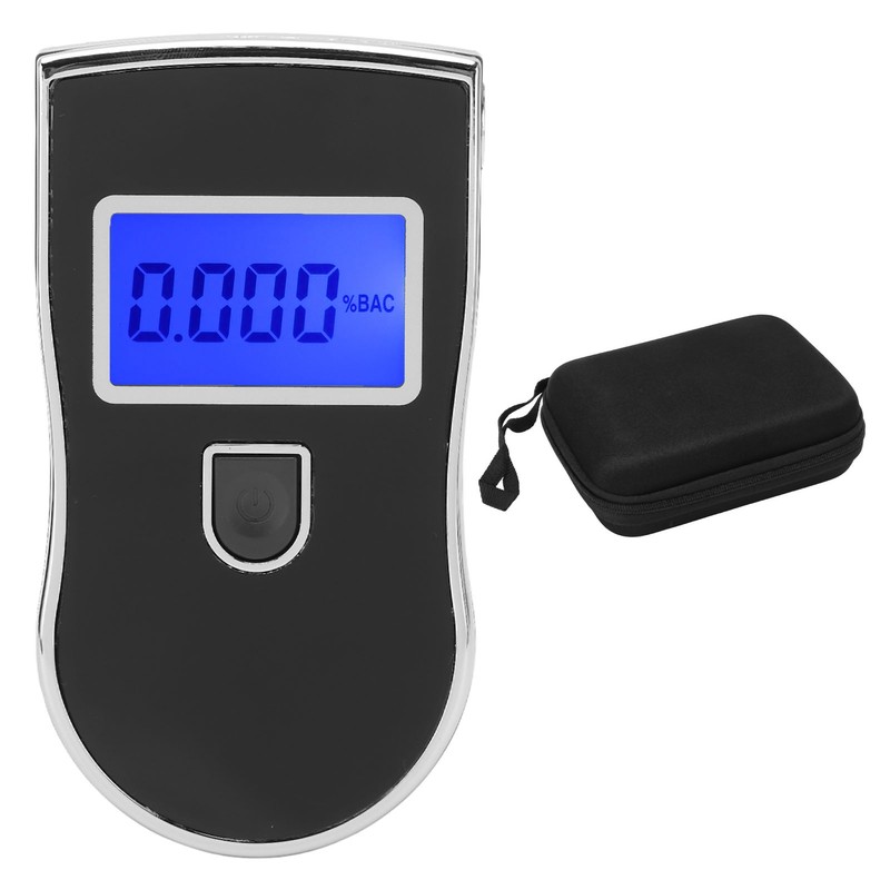 Breathalyzer Portable Handheld Quick Response Red Backlight Digital Display Alcohol
