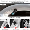 Tire Valve Stem Caps Turtle Car Accessories 4-Pack-Aluminum Alloy Rust-Proof