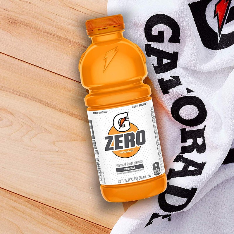 Gatorade G Zero Thirst Quencher, Orange, 12 Ounce (Pack of