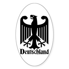 CafePress Deutschland Germany National Symbol Sticker (OVA Oval Car Bumper Sticker