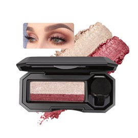 Sombra de Ojos de Doble Color,Paleta de Maquillaje de Ojos de Alto Pigmento                                                                           