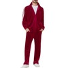 Ragelion Mens Tracksuit 2 Piece Velour Sweatsuit for Men Casual