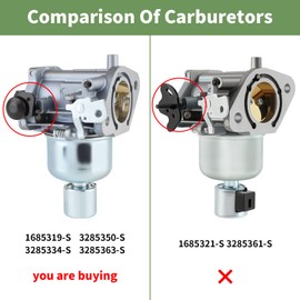 HUSWELL 16 853 19-S KT725 KT730 Carburetor for Kohler KT735 KT740 KT745 7000 Series Engines 23HP 24HP 25HP 26HP Carb Lawn Mower Air Filter Tune Up Kits Parts