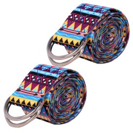 iplusmile 2PCS Yoga Resistance Band Skid Resistance Elastic Belt for Stretching Workout Lightweight Fitness Exercise Strap for Home Gym Training Design