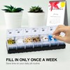 GIIYAA XL Large AM/PM Weekly Pill Organizer Arthritis Friendly, 2