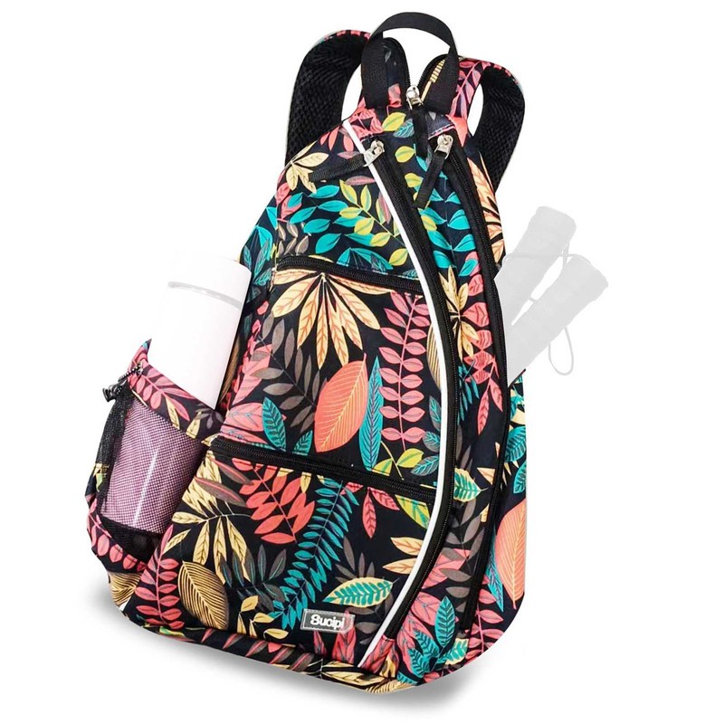 Backpack Adjustable Sling Bag Tennis Racket Bag for Tennis Badminton