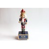 Festive Wooden Nutcracker Music Box 30 cm Blue