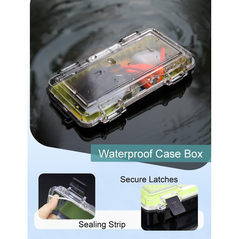 Avlcoaky Waterproof Box Dry Box Waterproof Containers, Protective Case 10"