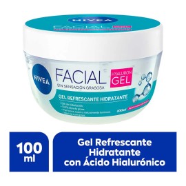 Gel Facial Nivea Cuidado Facial Con Ácido Hialurónico 100ml Todo Tipo De Piel Día/noche