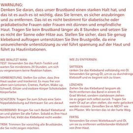 Kibon Boob Tape, Bob Tape, Breathable Bob Tape with 2pcs Reusable Nipple Covers Pink