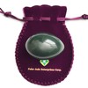 Polar Jade Undrilled Jade Egg Made of Nephrite Jade, for