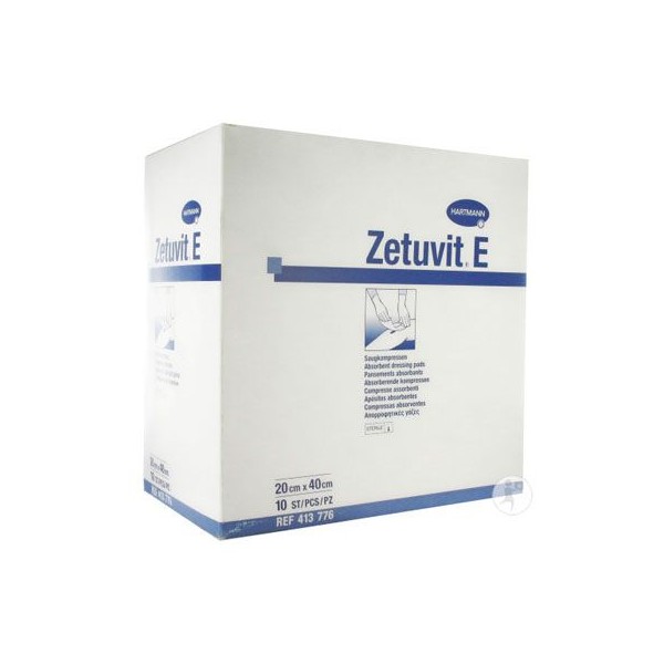Hartmann Zetuvit E 20x40cm Absorbent Pad 10 Items