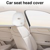 HhBdy Funny Car Accessories 2Pcs Funny Car Headrest Cover White