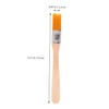 Operitacx 6 pcs Reusable Nylon Paint Brush with Wooden Handle