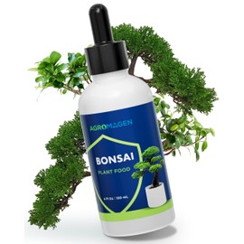 AgroMagen Plant Food with Essential Nutrients & Chelated Micronutrients, Liquid Fertilizer (4 fl.oz.) (Bonsai)