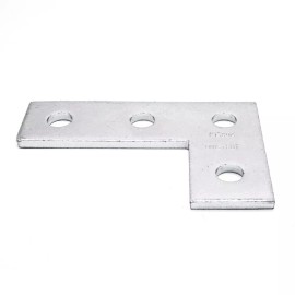 UNISTRUT QTY (20) ATKORE Unistrut P1380A-EG, Steel, 4-Hole, Strut Channel Plate Fitting