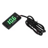 Universal LCD Motorcycle Voltmeter Ultra Thin Waterproof Voltmeter with Left
