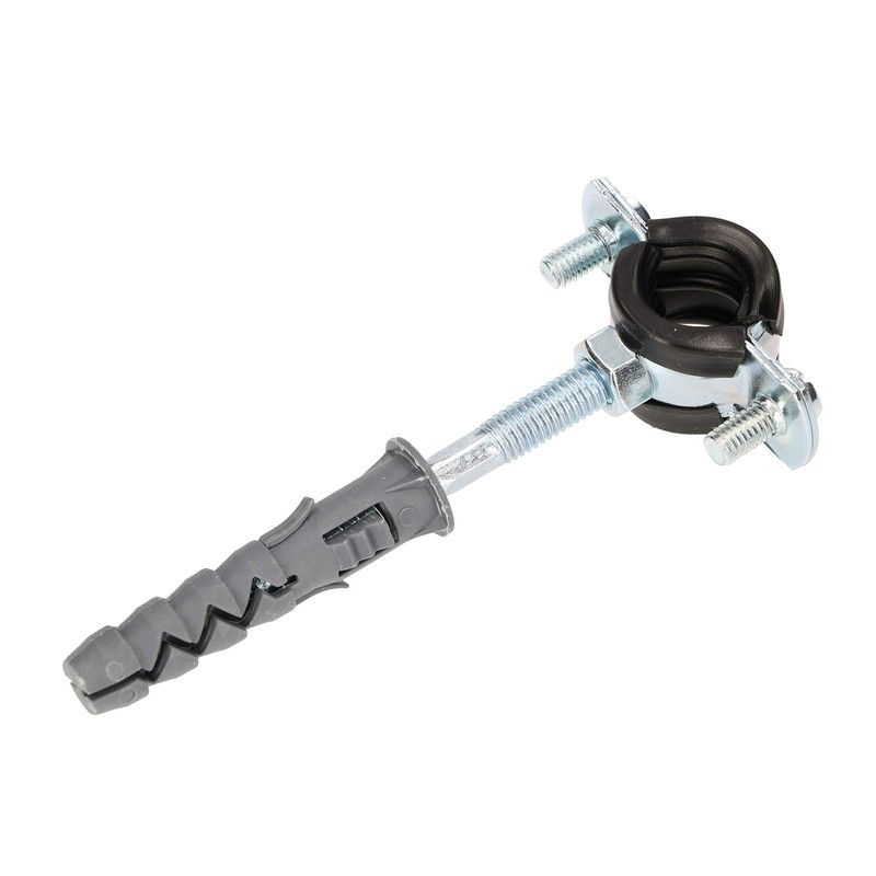 KOTARBAU® Set of 10 Pipe Clamps 3/8 Inch with Rubber