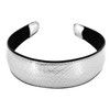 axy Leather Headband in Crocodile Look Vintage Hair Band Leather