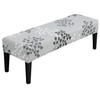 SPRINGRICO Stretch Dining Bench Cover, Removable Bench Slipcover Washable Bench