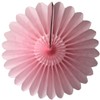 5-Piece Tissue Paper Fans, Pink Peach Blush