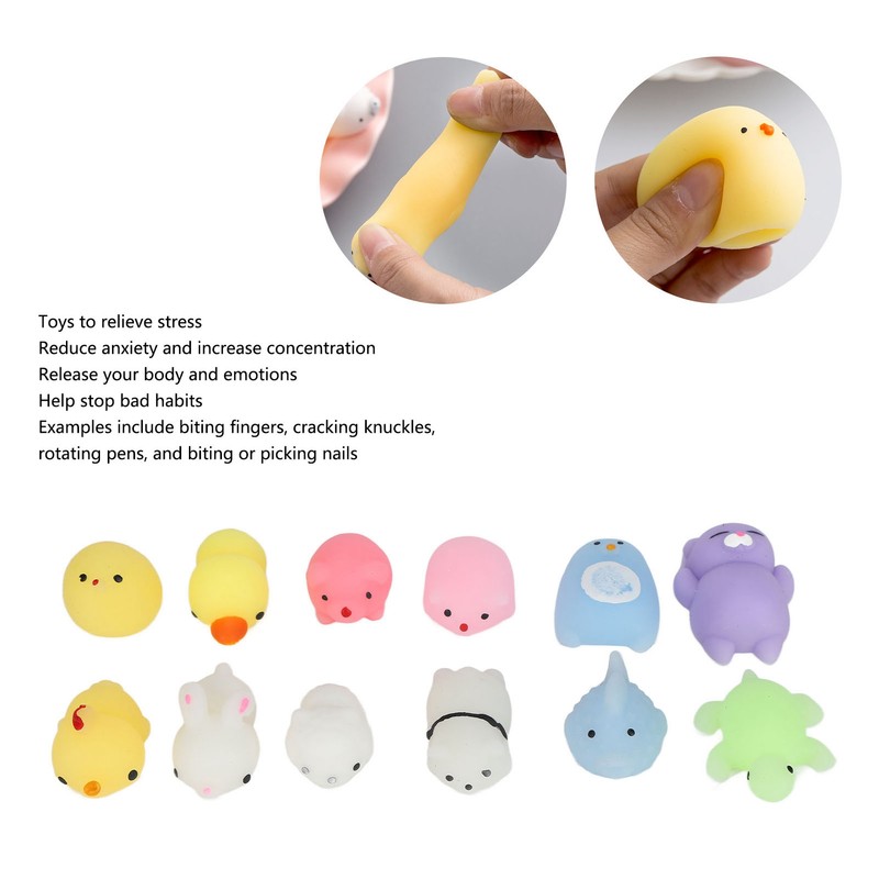 Squeeze Decompression Toys Cartoon Soft Cute Mini Animals Children Pinch