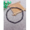 2/4/6PCS Black Obsidian Anklet Bracelets for Women Men Anti-Swelling Magnetictherapy